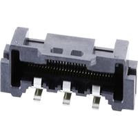 Molex 501864-3091 Female header, inbouw (standaard) Totaal aantal polen: 30 Rastermaat: 0.5 mm Inhoud: 1 stuk(s) Tape on Mini reel