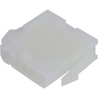 Molex 39014052 Mini-Fit Jr. Plug Housing, Single Row, 5 Circuits, UL 94V-2, with Panel Mounting Ears, Natural