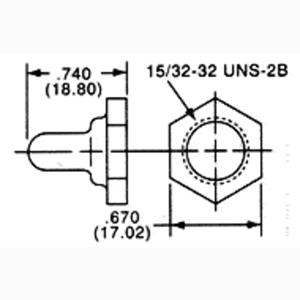 TE Connectivity Toggle Pushbutton and Rocker SwitchesToggle Pushbutton and Rocker Switches 1437626-8 AMP