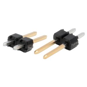 Molex 901200922 2.54mm Pitch C-Grid III Header, Single Row, Vertical, 2 Circuits, 0.76µm Gold (Au) Selective Plating