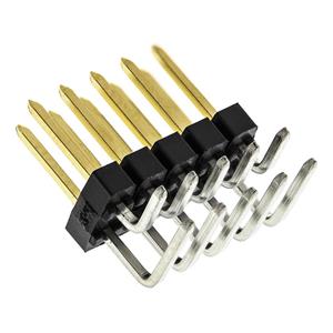 Molex 901220765 2.54mm Pitch C-Grid III Header, Dual Row, Right-Angle, 10 Circuits, 0.38µm Gold (Au) Selective Plating