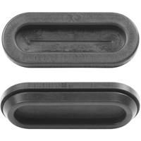 pbfastener PB Fastener 1028-01 Kabeldurchführung Langloch Klemm-Ø (max.) 26.6mm Plattenstärke (max.) 2.8mm P
