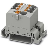 phoenixcontact Phoenix Contact PTFIX 10/6X4-NS35A GY 3273724 Verteilerblock Polzahl (num): 7 0.2mm² 6mm² Grau 8St