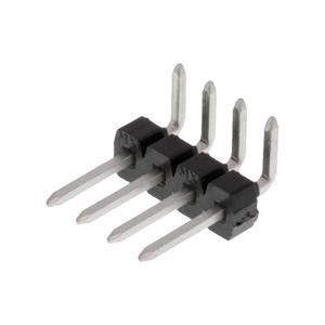 Molex 901210124 2.54mm Pitch C-Grid III Header, Single Row, Right-Angle, 4 Circuits, Tin (Sn) Plating