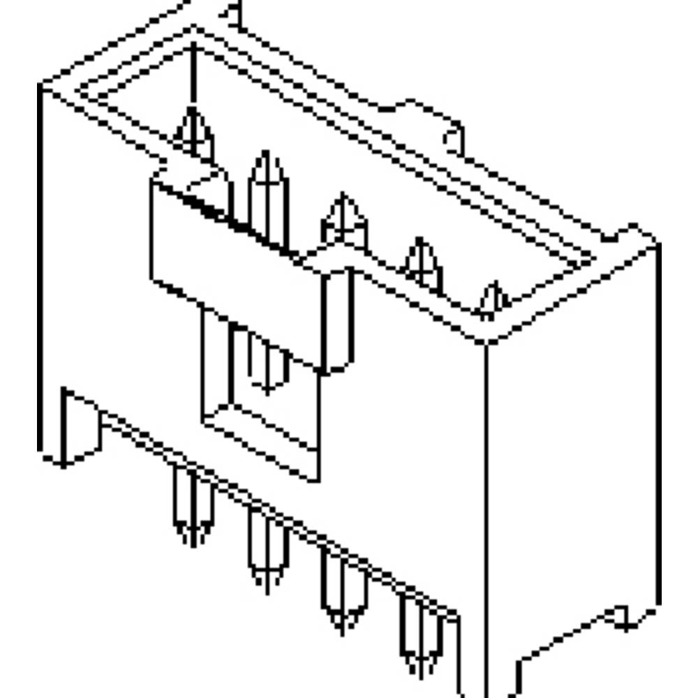 Molex 901361203 C-Grid III Header, Single Row, Vertical, Shrouded, 3 Circuits, 0.38µm Gold (Au) Selective Plating
