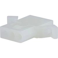 Molex 03061038 1.57mm Diameter Standard .062 Pin and Socket Receptacle Housing, 3 Circuits, with Pre-bent Mounting Ears