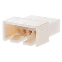 Molex 29110033 2.50mm Pitch Mini-Latch Wire-to-Wire Plug Housing, Friction Lock, without Mounting Ears, 3 Circuits, Natu