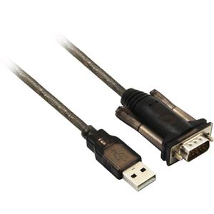 ACT AC6000 seriële kabel Zwart 1,5 m USB Type-A DB-9