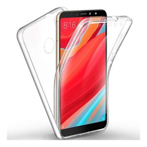 Luxddy Xiaomi Mi A2 Full Body 360° Hoesje - Volledige Bescherming Transparant TPU Silicone Case + PET Screenprotector