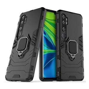 Keysion Xiaomi Redmi 8A Hoesje - Magnetisch Shockproof Case Cover Cas TPU Zwart + Kickstand