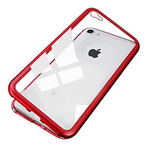 Stuff Certified iPhone 6 Plus Magnetisch 360° Hoesje met Tempered Glass - Full Body Cover Hoesje + Screenprotector Rood