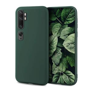 HATOLY Xiaomi Redmi 9 Ultraslim Silicone Hoesje TPU Case Cover Donkergroen