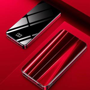 Nohon 10.000mAh Powerbank met 4 Poorten - LED Display Externe Noodaccu Batterij Oplader Charger Rood