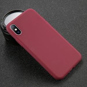 USLION iPhone 8 Ultraslim Silicone Hoesje TPU Case Cover Bruin