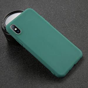 USLION iPhone 8 Ultraslim Silicone Hoesje TPU Case Cover Groen