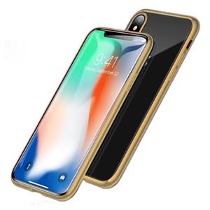 Stuff Certified iPhone X Magnetisch 360° Hoesje met Tempered Glass - Full Body Cover Hoesje + Screenprotector Goud
