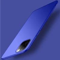 USLION iPhone 12 Pro Max Ultra Dun Hoesje - Hard Matte Case Cover Blauw