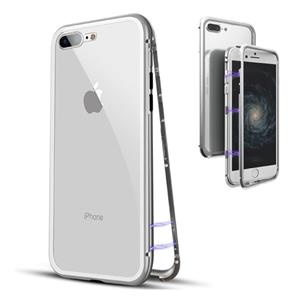 Stuff Certified iPhone SE (2020) Magnetisch 360° Hoesje met Tempered Glass - Full Body Cover Hoesje + Screenprotector Wit