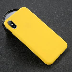 USLION iPhone 5 Ultraslim Silicone Hoesje TPU Case Cover Geel