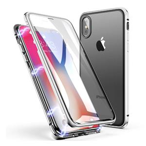 Stuff Certified iPhone XR Magnetisch 360° Hoesje met Tempered Glass - Full Body Cover Hoesje + Screenprotector Wit