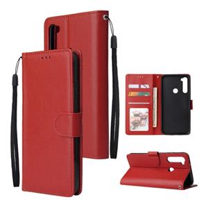 Stuff Certified Xiaomi Redmi Note 8 Pro Leren Flip Case Portefeuille - PU Leer Wallet Cover Cas Hoesje Rood