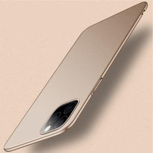 USLION iPhone 12 Pro Ultra Dun Hoesje - Hard Matte Case Cover Goud