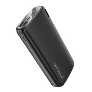 Kuulaa Powerbank 20.000mAh - 2.1A met 2 USB Poorten - Externe Noodaccu Batterij Oplader Charger Zwart