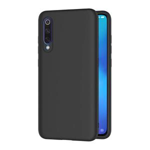 HATOLY Xiaomi Redmi 9A Ultraslim Silicone Hoesje TPU Case Cover Zwart