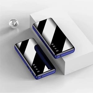 OLOEY 50.000mAh Powerbank met 2 Uitvoer/2 Invoer Poorten - Ingebouwde Zaklamp - Externe Noodaccu Batterij Oplader Charger Blauw