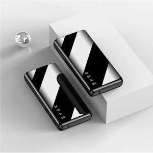 OLOEY 50.000mAh Powerbank met 2 Uitvoer/2 Invoer Poorten - Ingebouwde Zaklamp - Externe Noodaccu Batterij Oplader Charger Zwart