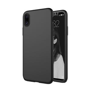 Stuff Certified iPhone XR Full Body 360° Full Cover Hoesje + Screenprotector Zwart