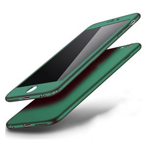 Stuff Certified iPhone XS Max 360° Full Cover - Full Body Case Hoesje + Screenprotector Groen