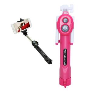 Stuff Certified Selfie Stick Tripod met Bluetooth - Draadloos Smartphone Vlog Statief en Driepoot Selfiestick Roze