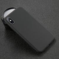 USLION iPhone 6S Ultraslim Silicone Hoesje TPU Case Cover Zwart