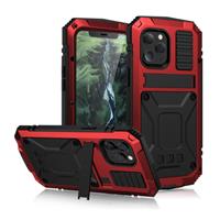 Stuff Certified iPhone 11 Pro Max 360° Full Body Case Hoesje + Screenprotector - Shockproof Cover Rood