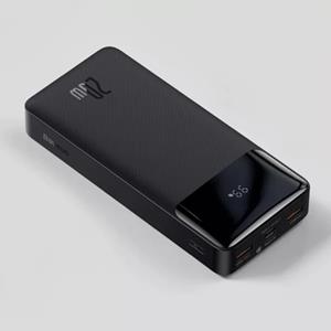 Baseus Powerbank 30.000mAh met 3 Oplaadpoorten - 20W PD Externe Noodaccu LED Display Batterij Oplader Charger Zwart