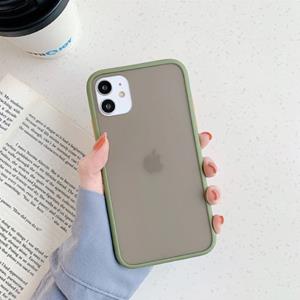 Stuff Certified iPhone XS Max Bumper Hoesje Case Cover Silicone TPU Anti-Shock Kaki