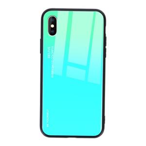 Stuff Certified Xiaomi Redmi Note 8 Pro Gradient Hoesje - TPU en 9H Glas - Shockproof Glossy Case Cover Cas Groen