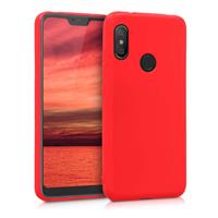 HATOLY Xiaomi Mi 9 Ultraslim Silicone Hoesje TPU Case Cover Rood