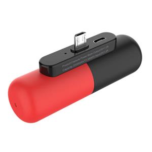 Stuff Certified Mini Powerbank 3300mAh voor Micro-USB - Externe Noodaccu Batterij Oplader Rood