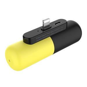 Stuff Certified Mini Powerbank 3300mAh voor iPhone Lightning - Externe Noodaccu Batterij Oplader Geel