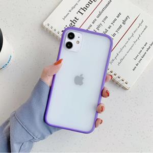 Stuff Certified iPhone 8 Plus Bumper Hoesje Case Cover Silicone TPU Anti-Shock Paars