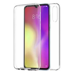 Luxddy Xiaomi Mi 9 SE Full Body 360° Hoesje - Volledige Bescherming Transparant TPU Silicone Case + PET Screenprotector