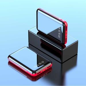 Stuff Certified Dual 2x USB Poort Mini Powerbank 20.000mAh - LED Display Externe Noodaccu Batterij Oplader Charger Roze