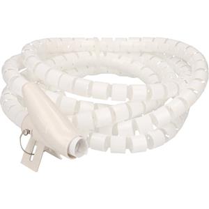 Cablehome 128532 Spiraalslang Wit Kunststof 1 stuk(s)