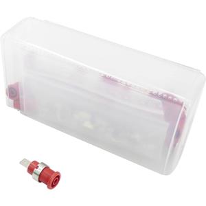 Schnepp 354 000058 Sicherheits-Laborbuchse Rot 24St.