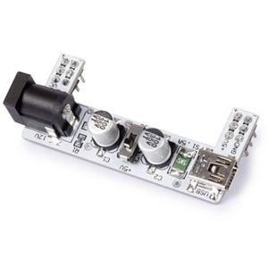 Whadda Stromversorgungsmodul Für Breadboard 2 Kanäle 3.3/5v Stahl