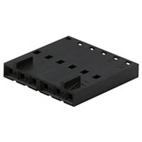 Molex 50579204 SL Crimp Housing, Single Row, Version C, Front Ribs, 4 Circuits, Black