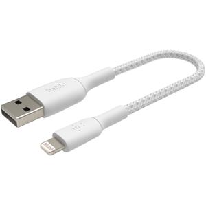 Belkin Belkin Lightning Lade/Sync Kabel ummantelt mfi 15cm weiß