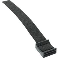 hebotec Klettbandsockel zum Bündeln, mit Sockel, zum Anschrauben Haft- und Flauschteil (B x H) 20mm